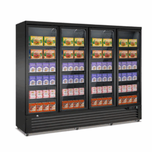 Queens - MDF4D Multideck 4 Door Glass Freezer